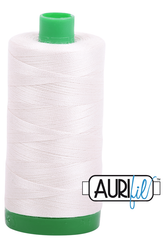 Aurifil Mako 40wt 2-ply Cotton 1000 m 1094 yd. spool - 2311 Muslin
